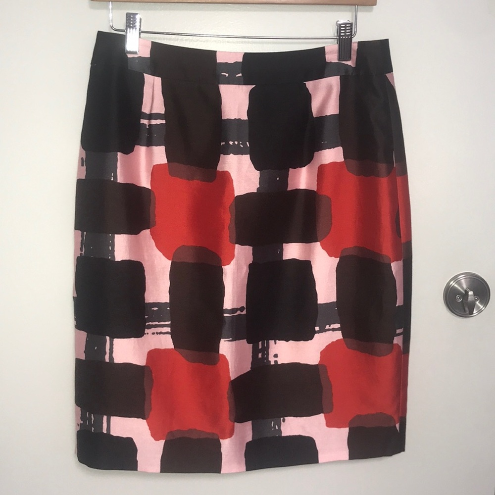 KATE SPADE SKIRT SILK/COTTON BLEND SIZE 6 IN EUC